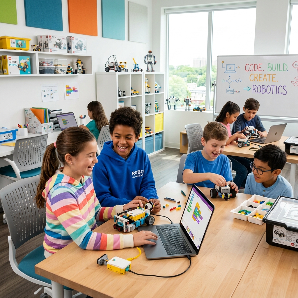 Instalaciones de la Academia BitKids de Robótica en Ferrol